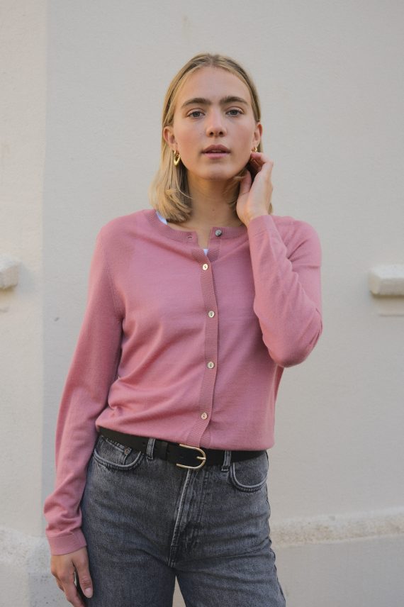 Virve Cardigan Pink