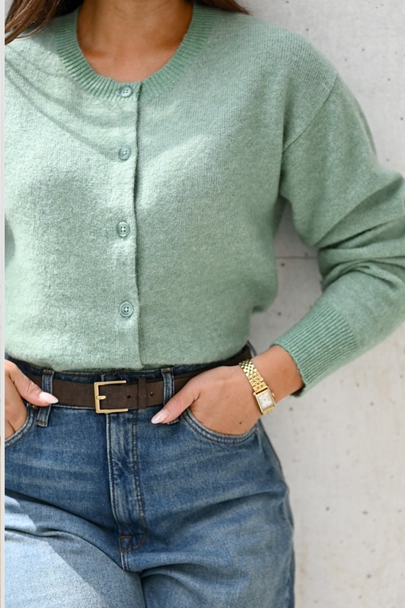 Mille Cardigan Green