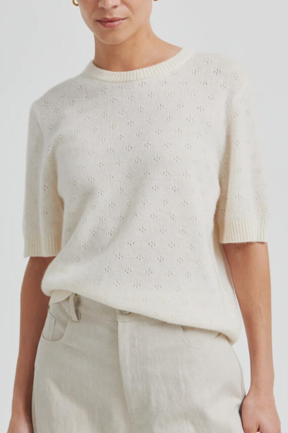 Amala Knit SS O-Neck Tofu
