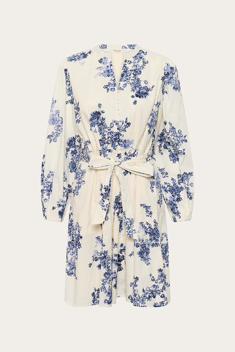 AviraPW Dress Blue Shadow Flower Print - Bilde 6
