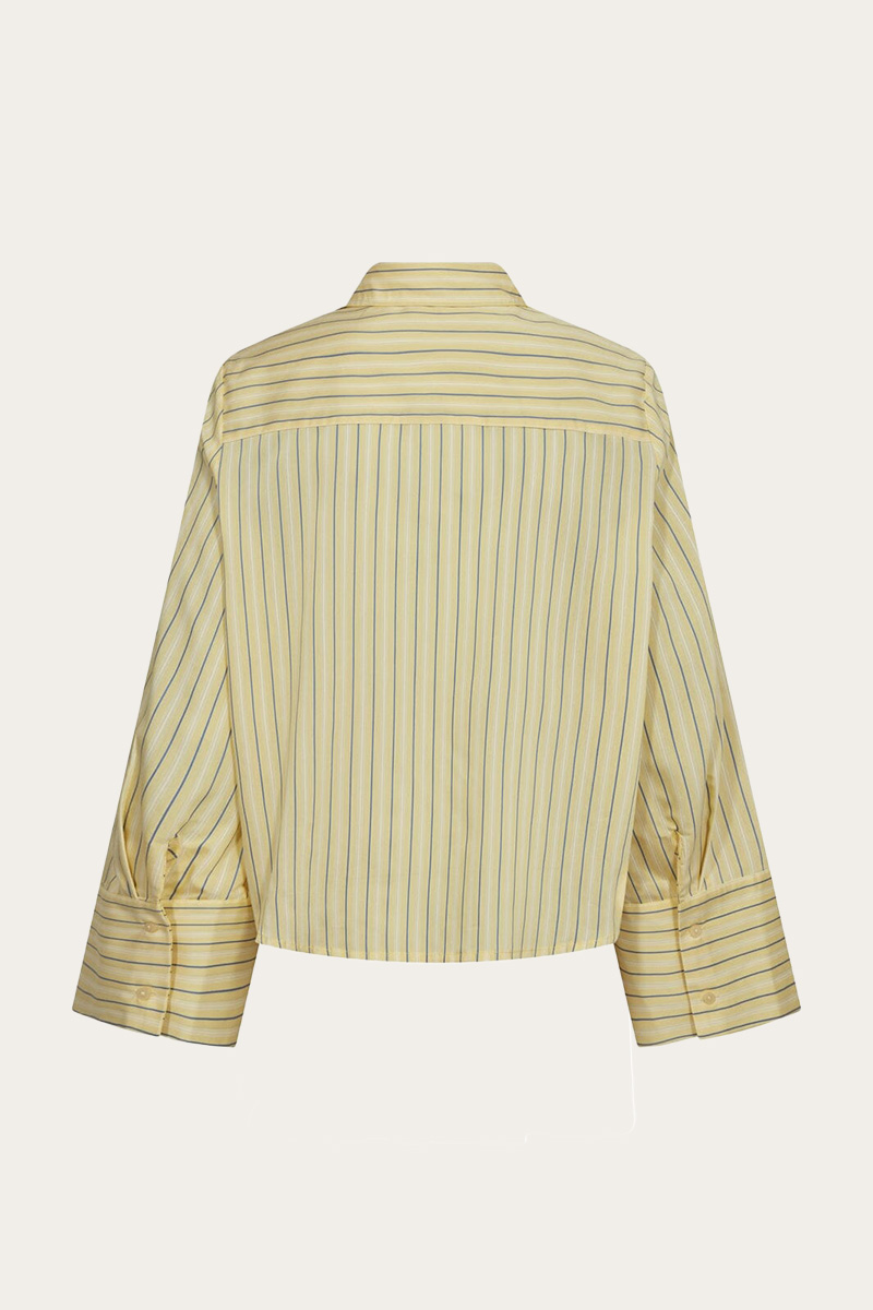 Blainecc Bell Sleeve Shirt Pale Yellow - Bilde 6