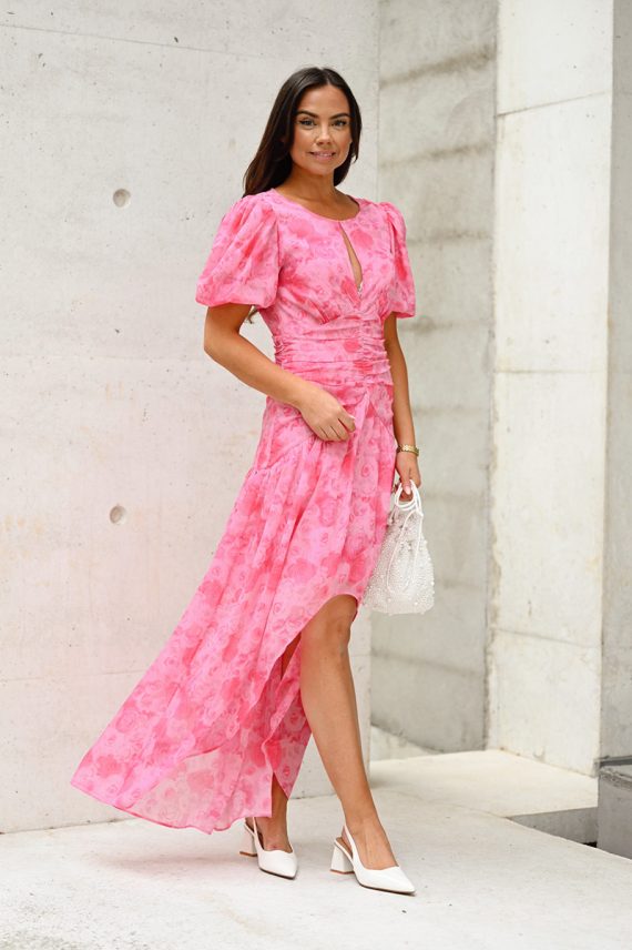 Elaine Dress Pink Rosegarden