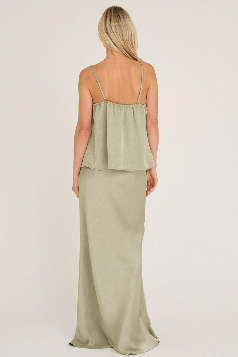 Emily Skirt Dusty Green - Bilde 4