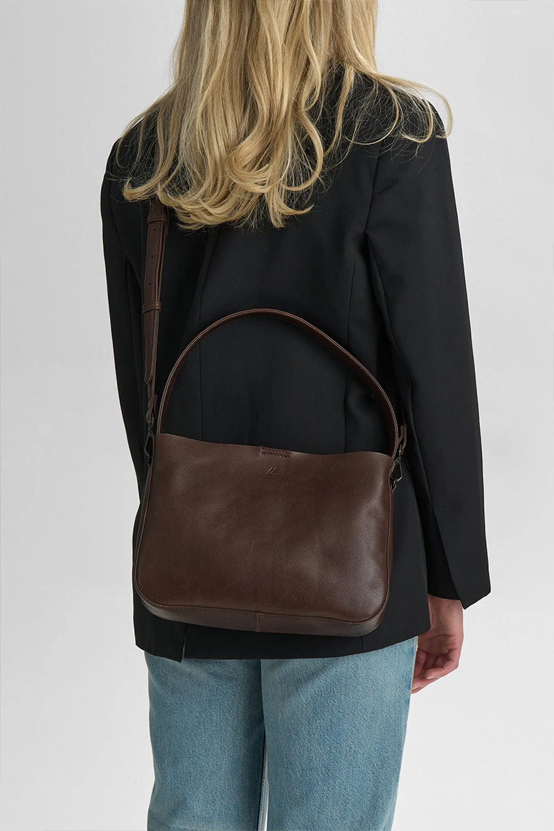 ESA MBG Crossbody Bag Dark Brown - Bilde 3