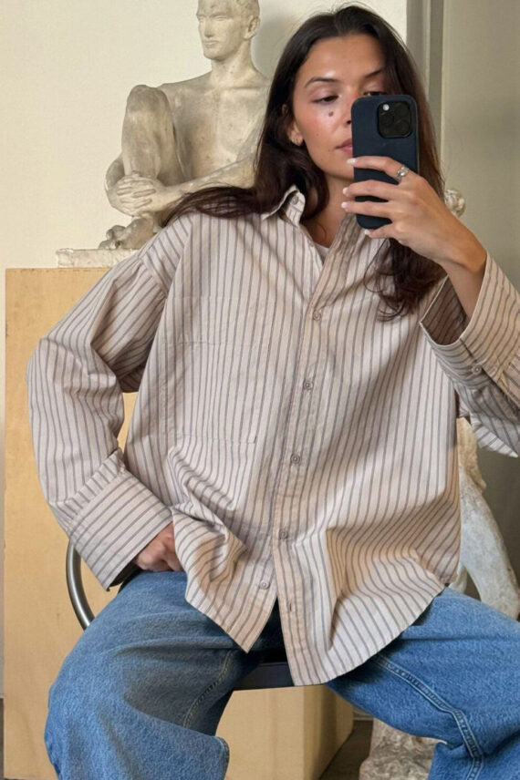 Fie Stripe Shirt Nature