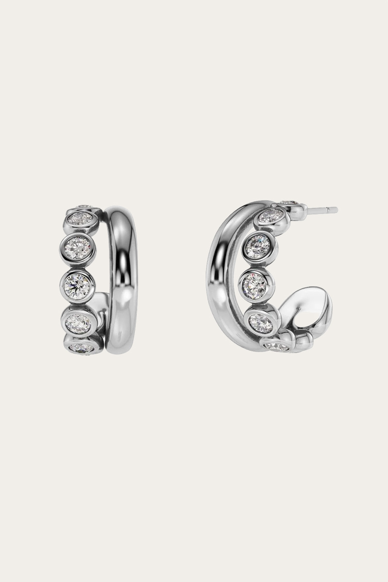 Grace Hoops L Silver - Bilde 2