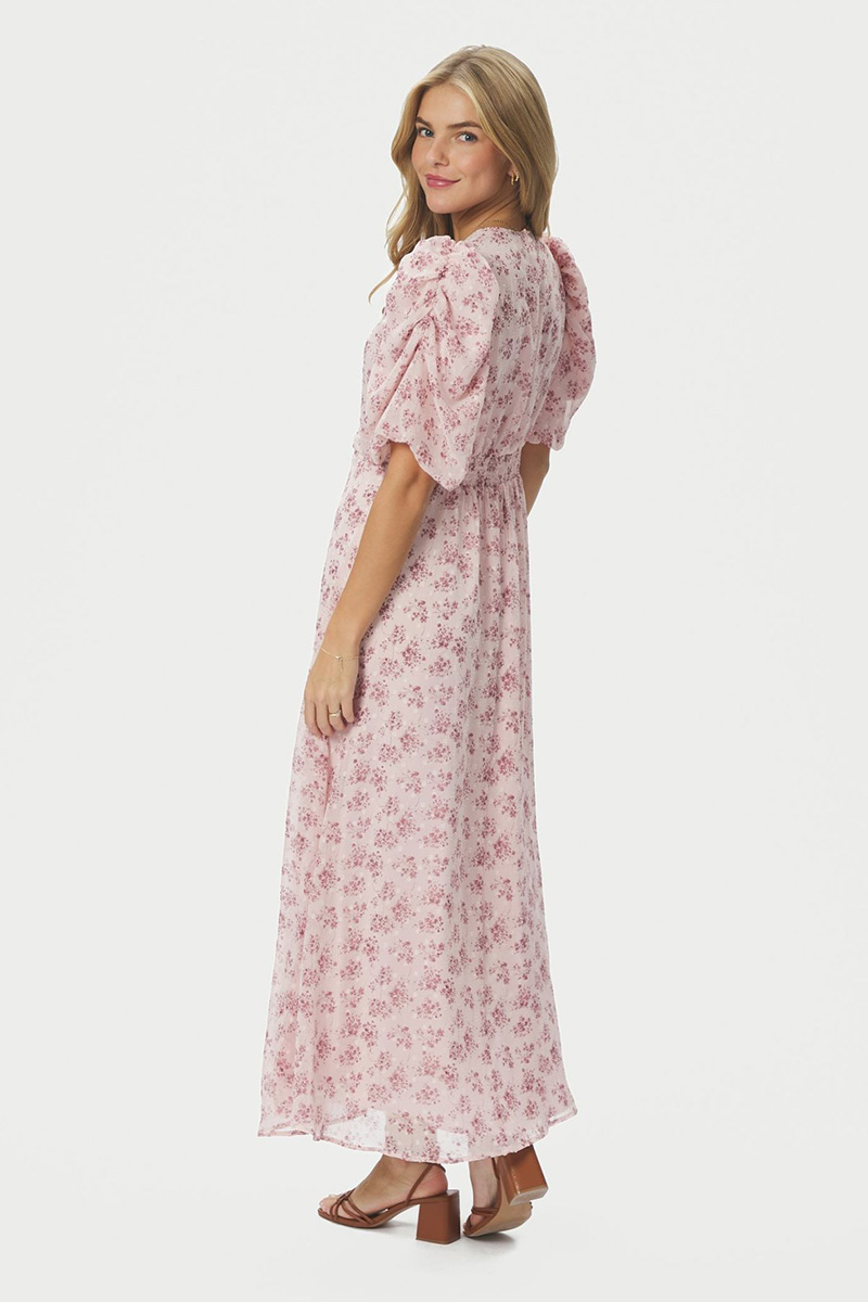 Kikka chiffon flower dress Rose - Bilde 4