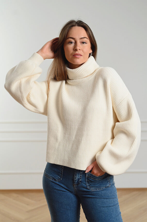 MebaGZ Short Pullover Egret