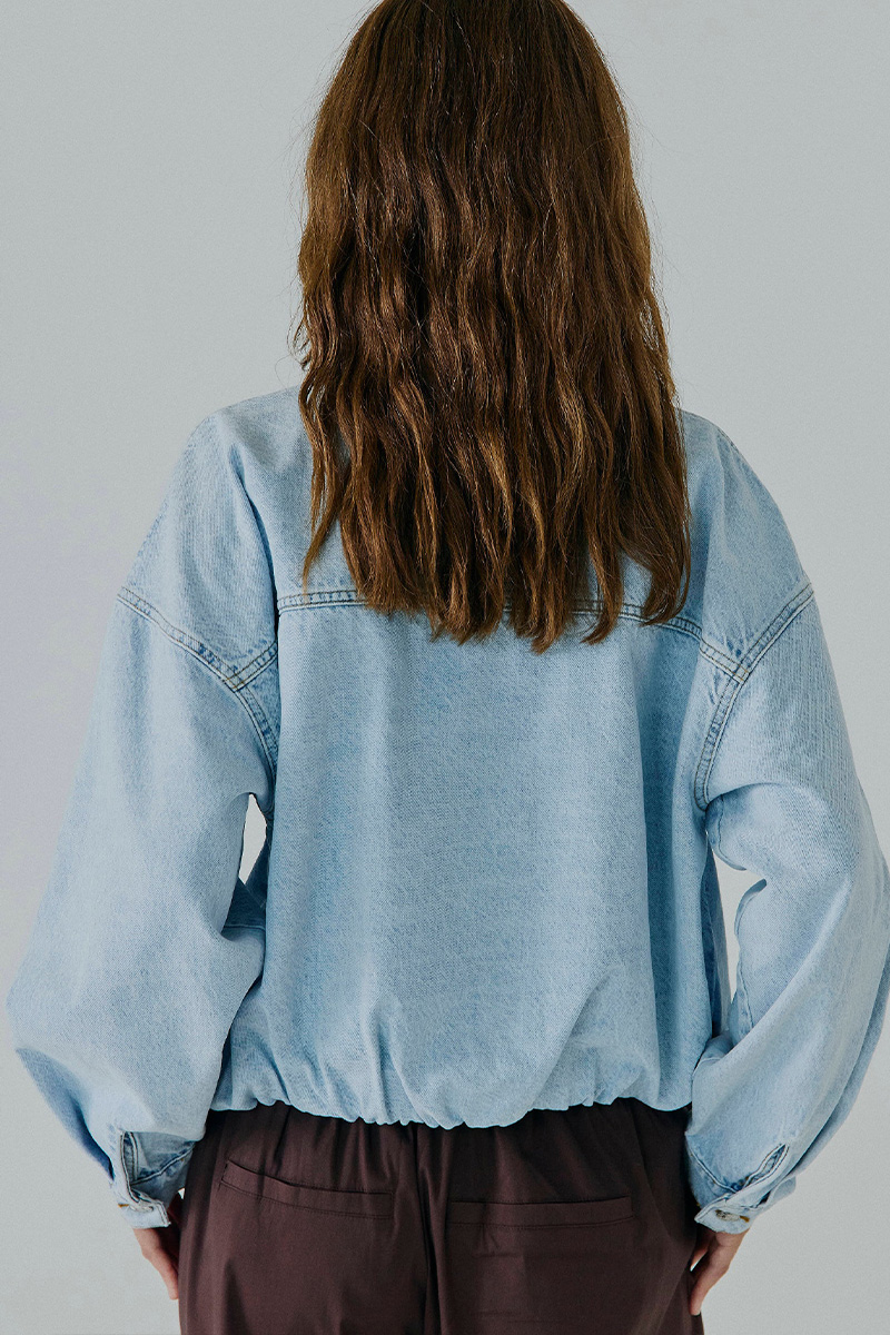 Mie Denim Jacket Light Blue Wash - Bilde 2