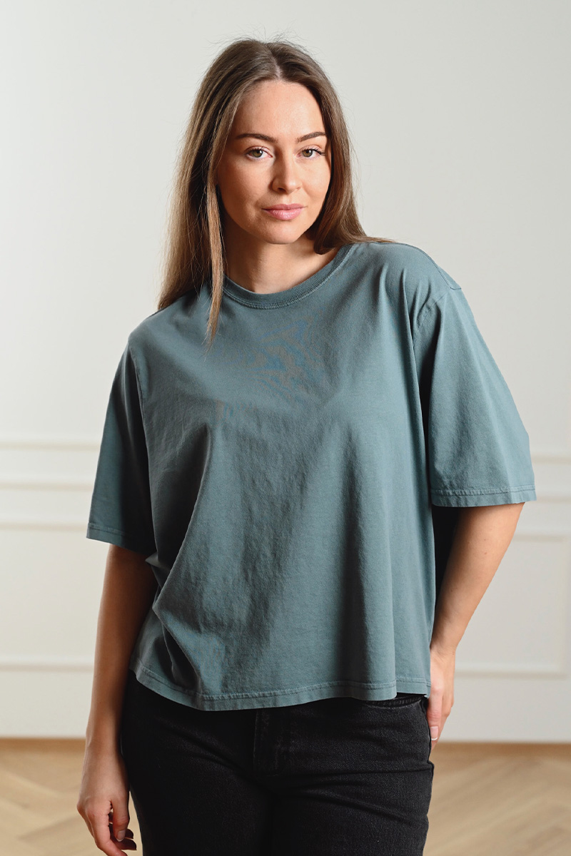 Mila Organic Cotton Blue Fade