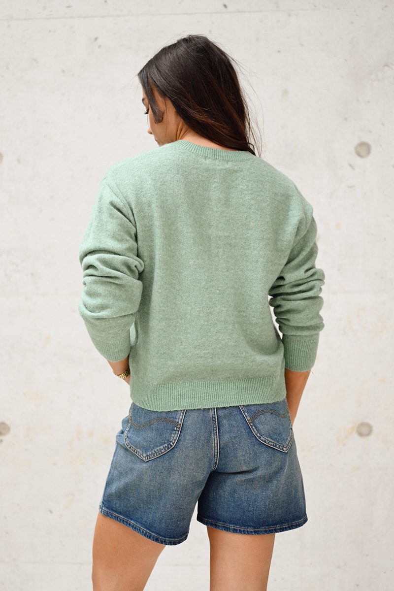 Mille Cardigan Green - Bilde 3