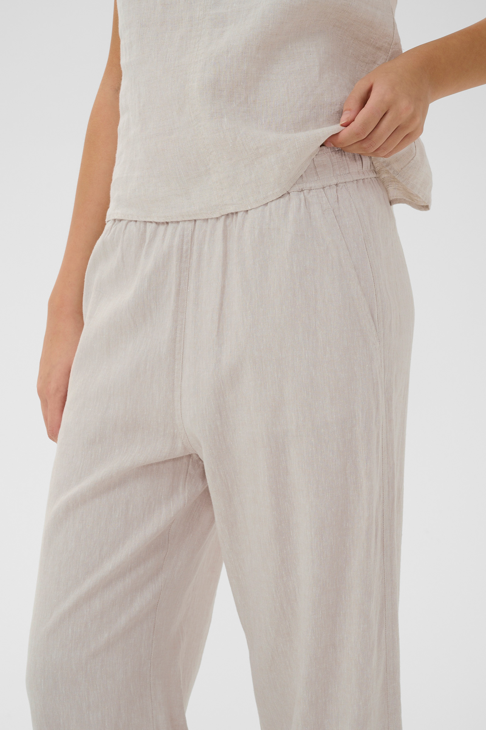 Rimone Driza Culotte Pants Ecru - Bilde 3