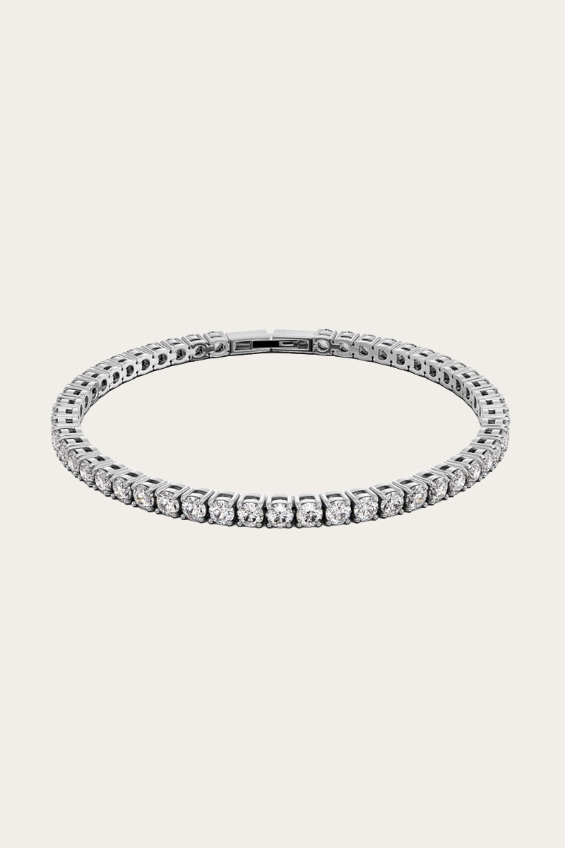 Tennis Bracelet Steel Silver - Bilde 3