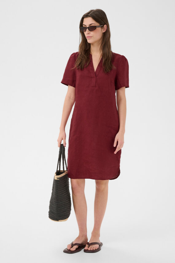 AminasePW Dress Burnt Russet