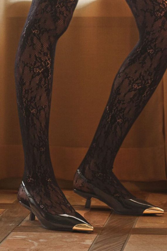 BIAKristin Kitten Heel Slingback Black