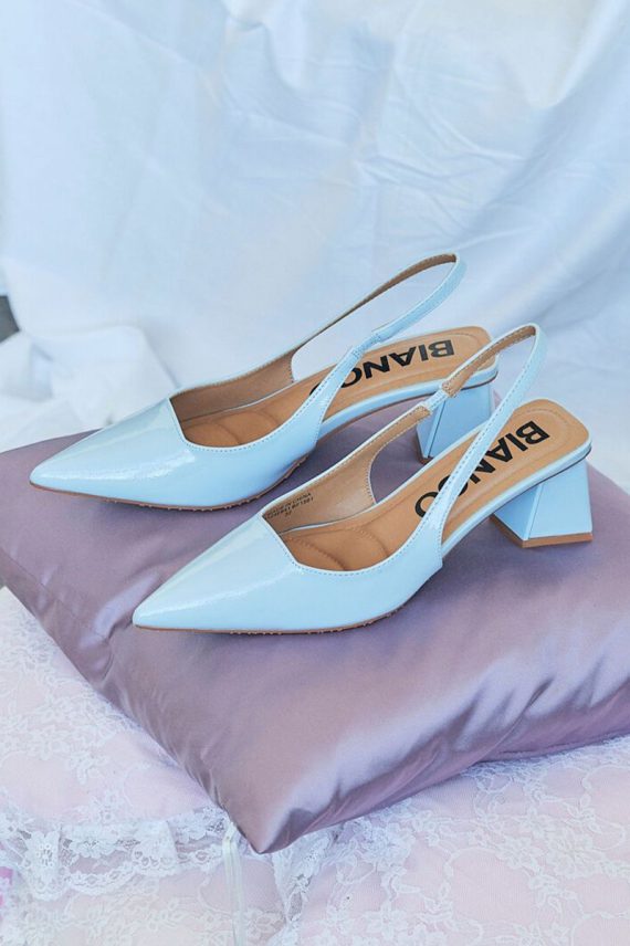 BIAMaralyn Slingback Patent Skyblue