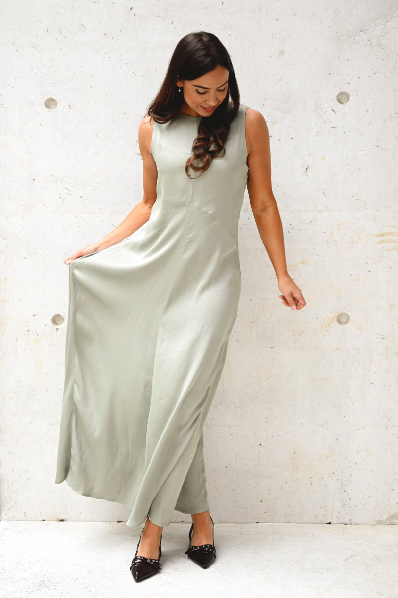 CMVisha Dress Seagrass - Bilde 2