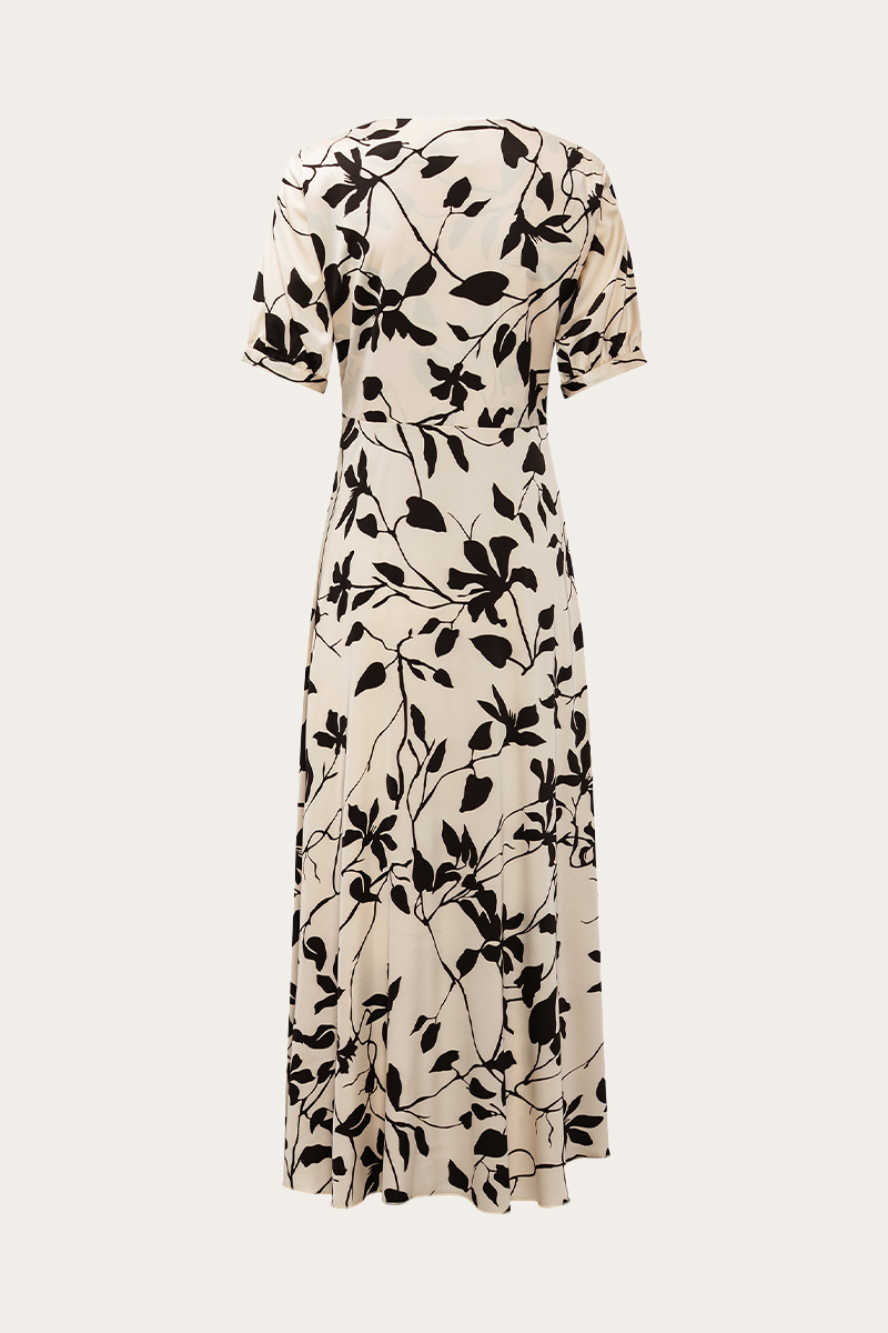 Faye Dress Mono Floral - Bilde 5
