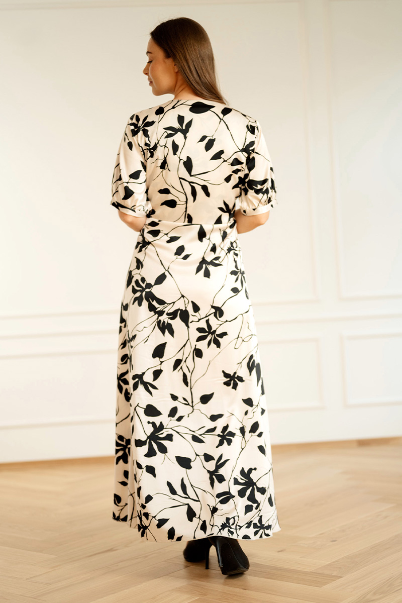 Faye Dress Mono Floral - Bilde 4