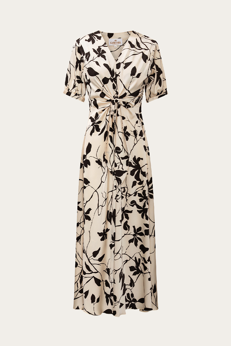Faye Dress Mono Floral - Bilde 6