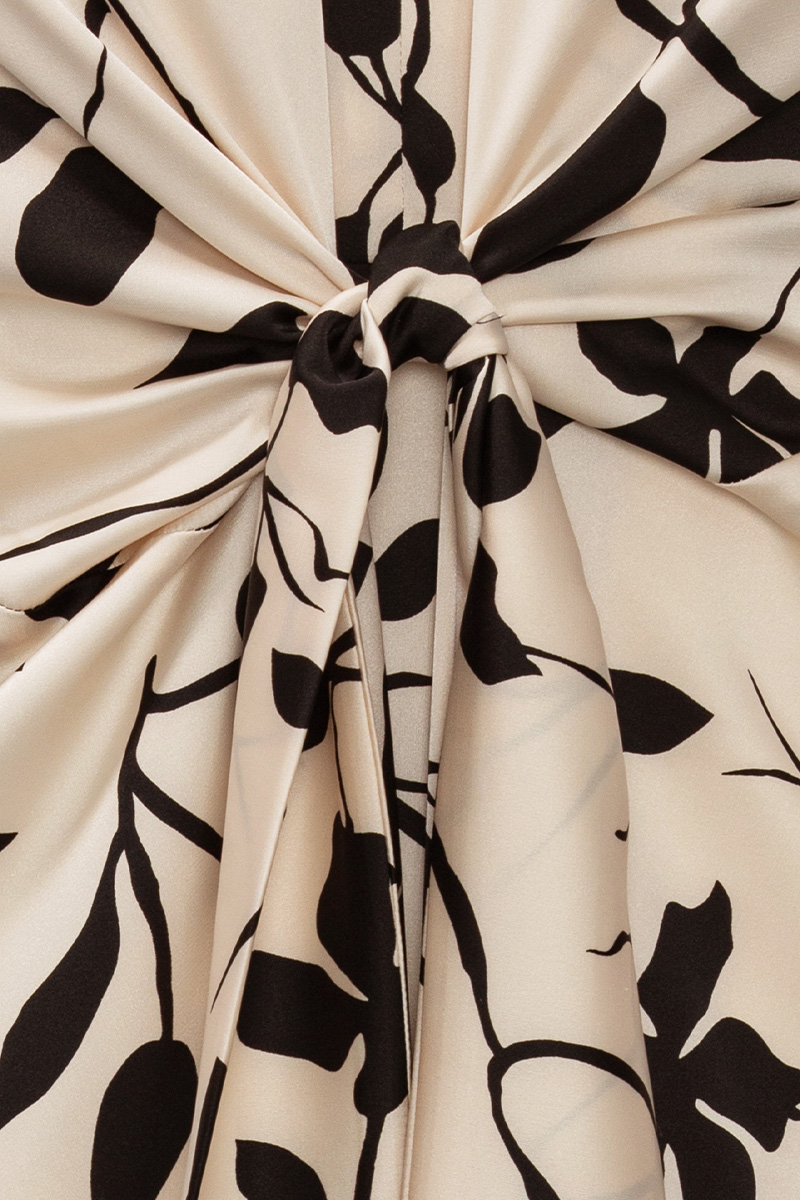 Faye Dress Mono Floral - Bilde 7
