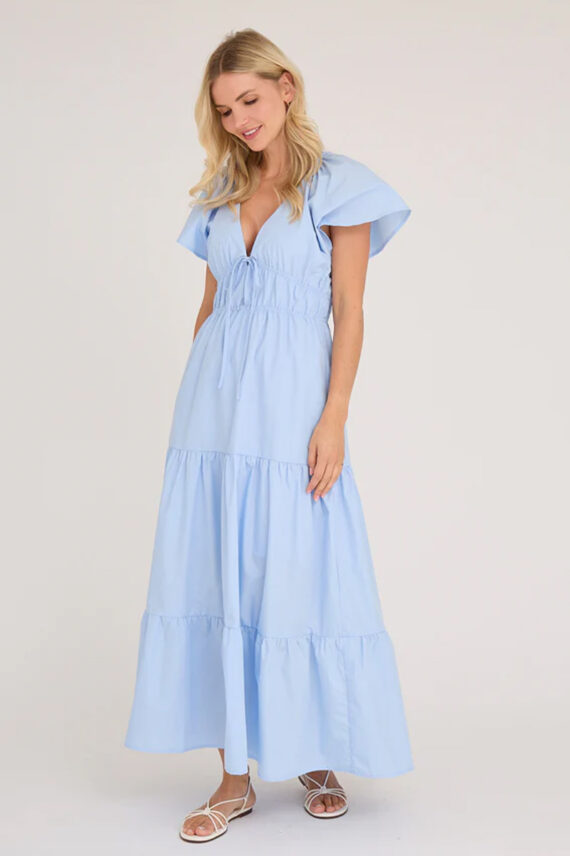 Fransisko Maxi Dress Light Blue