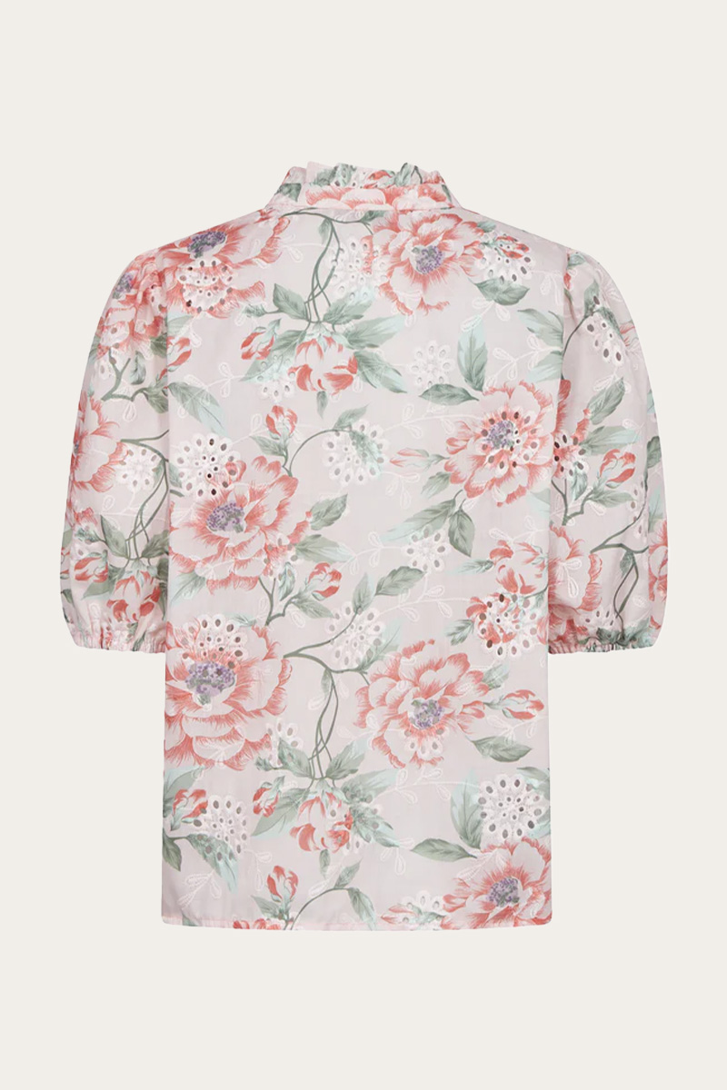 Grete S/S Blouse Rose - Bilde 5