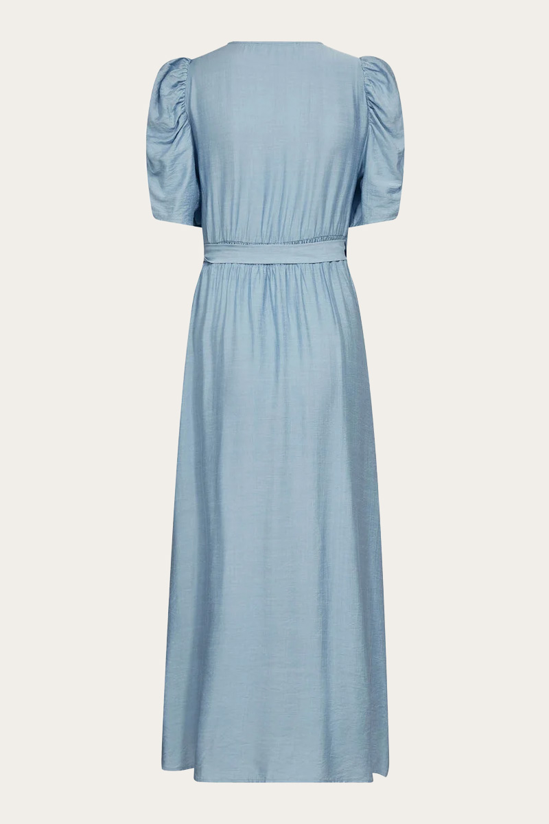 HeraCC SS Wrap Dress Pale Blue - Bilde 2