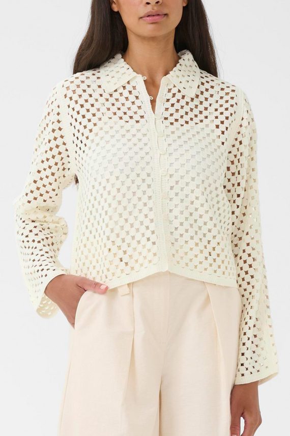 KBFilippa Cardigan Egret