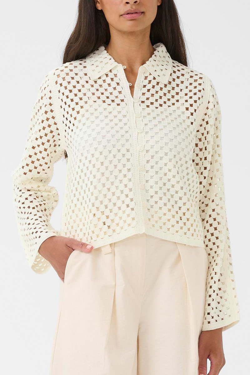 KBFilippa Cardigan Egret