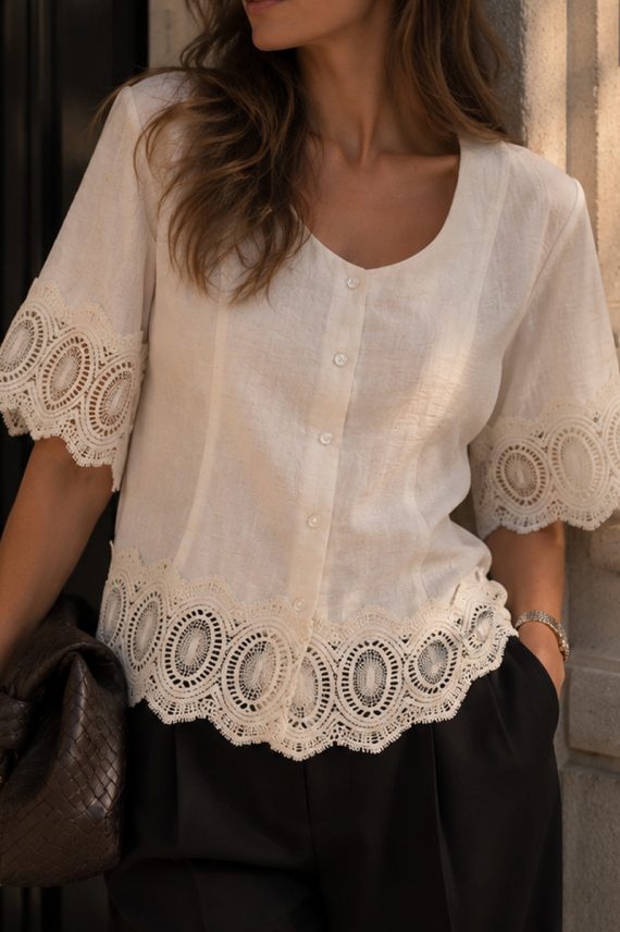 KBUrith Blouse Egret