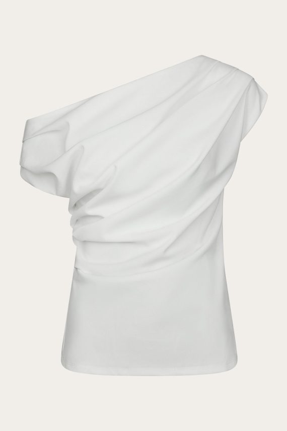 Mabelle Drapy Top White