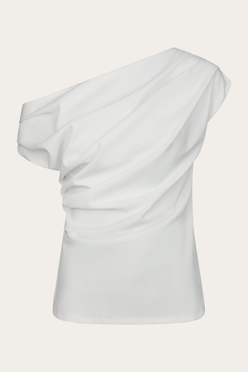 Mabelle Drapy Top White