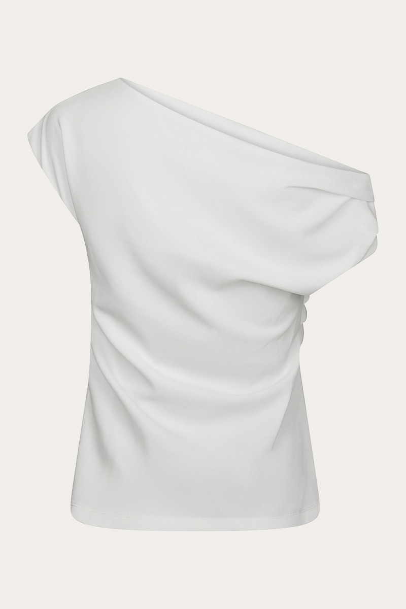 Mabelle Drapy Top White - Bilde 2