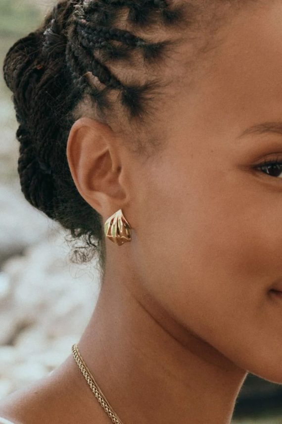 Petal Studs S Gold