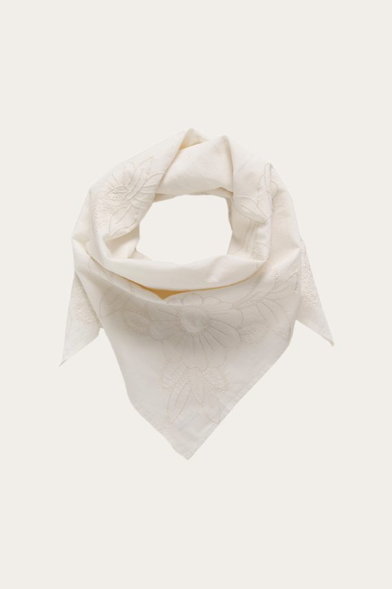 PhiasPW Scarf Eggnog w French Oak Emb