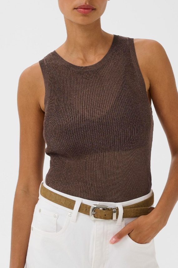 SilviGZ Top Deep Brown Metallic
