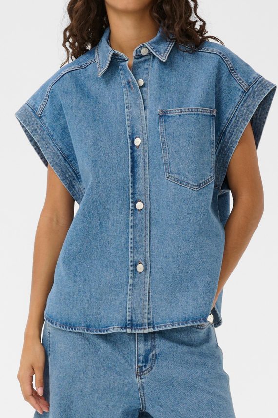 SLAdabella Shirt Light Blue Denim