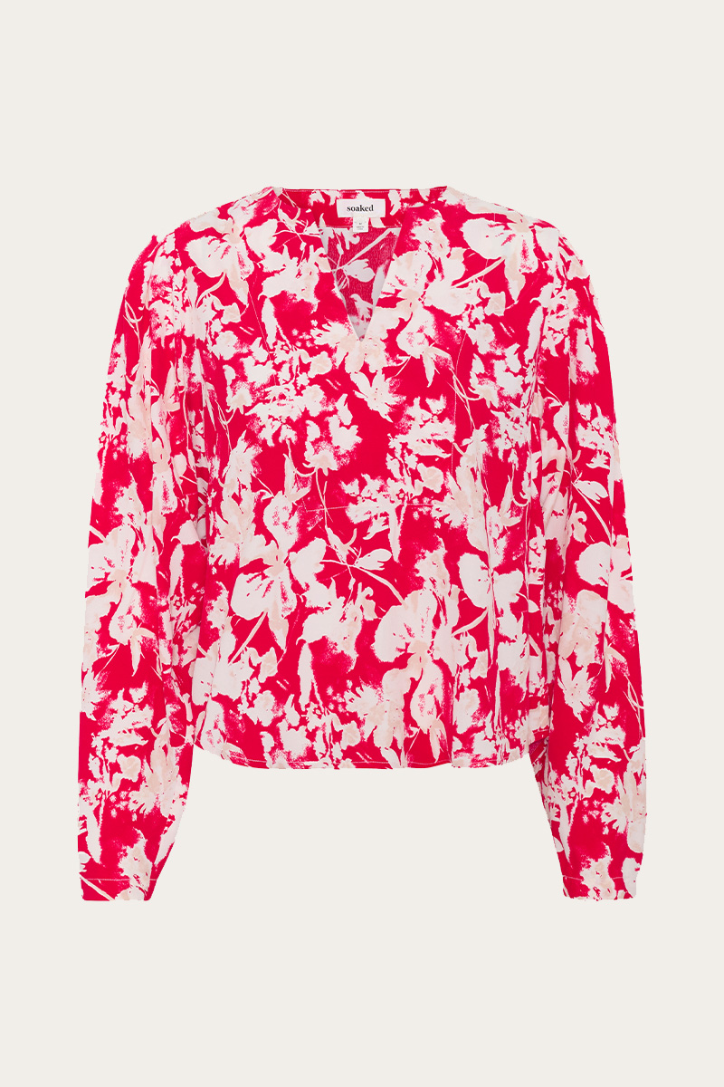 SLOline Printed Blouse Salsa Flower Print - Bilde 4