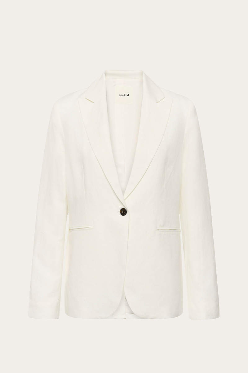SLRagna Basic Blazer Broken White - Bilde 3