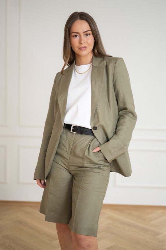 SLRagna Basic Blazer Dusky Green