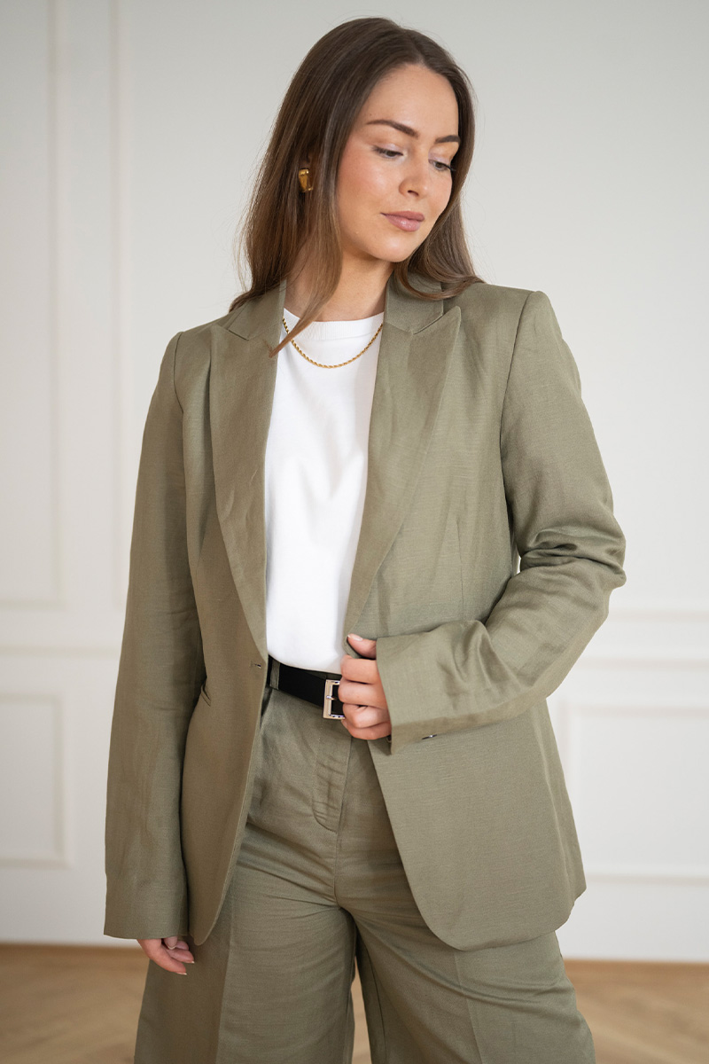 SLRagna Basic Blazer Dusky Green - Bilde 2