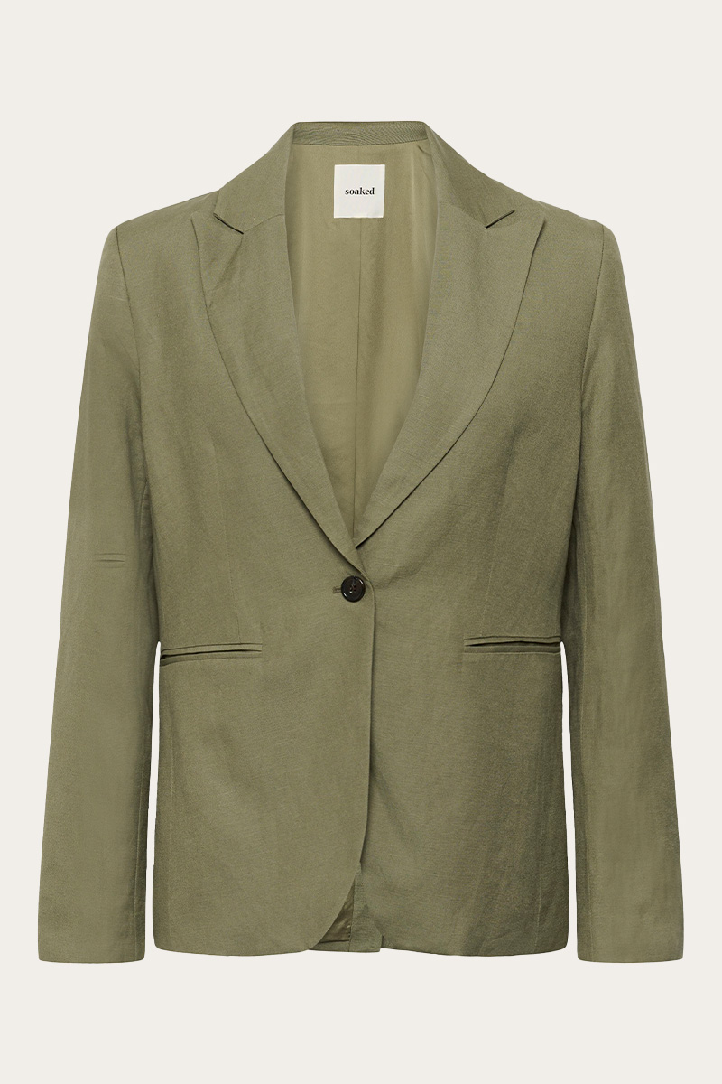 SLRagna Basic Blazer Dusky Green - Bilde 3
