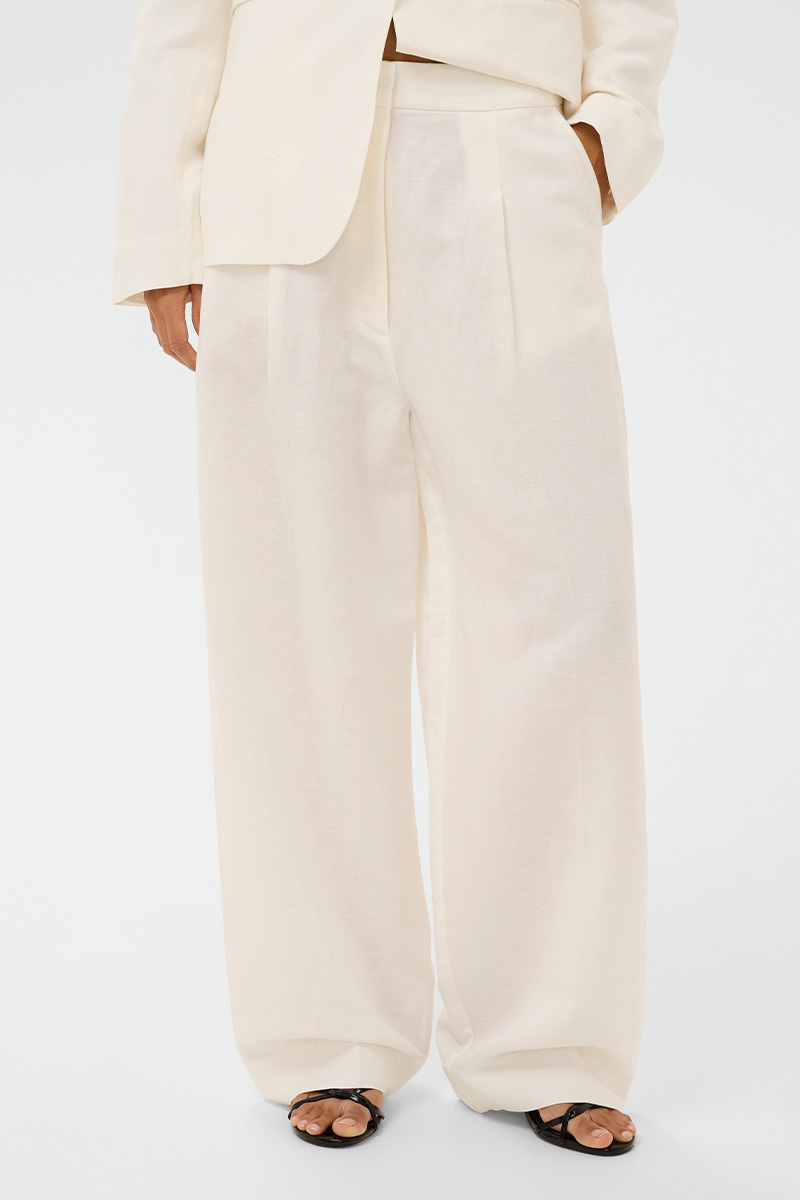 SLRagna Nanine Barrel Pants Broken White