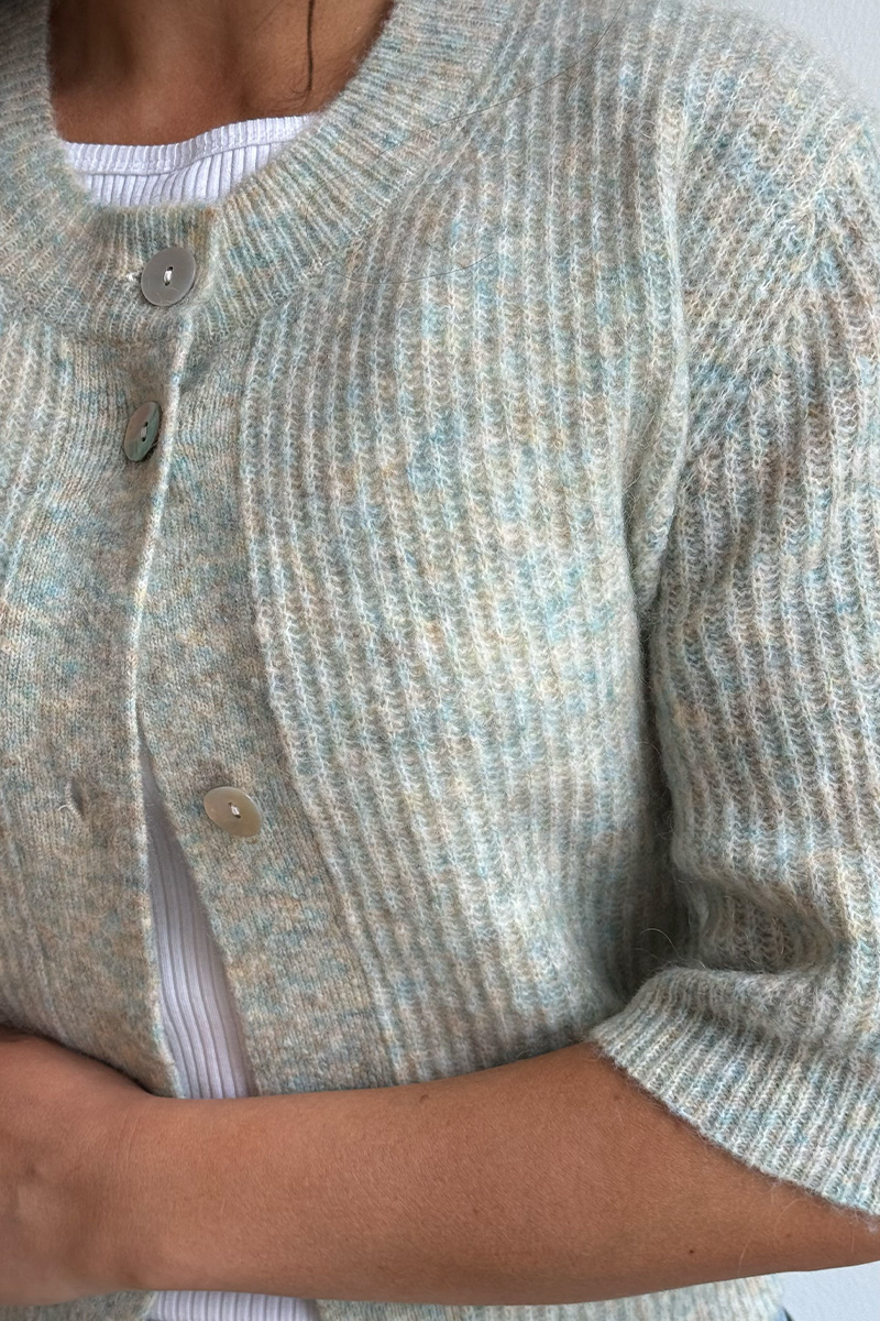 Sofie SS Cardigan Mint - Bilde 2