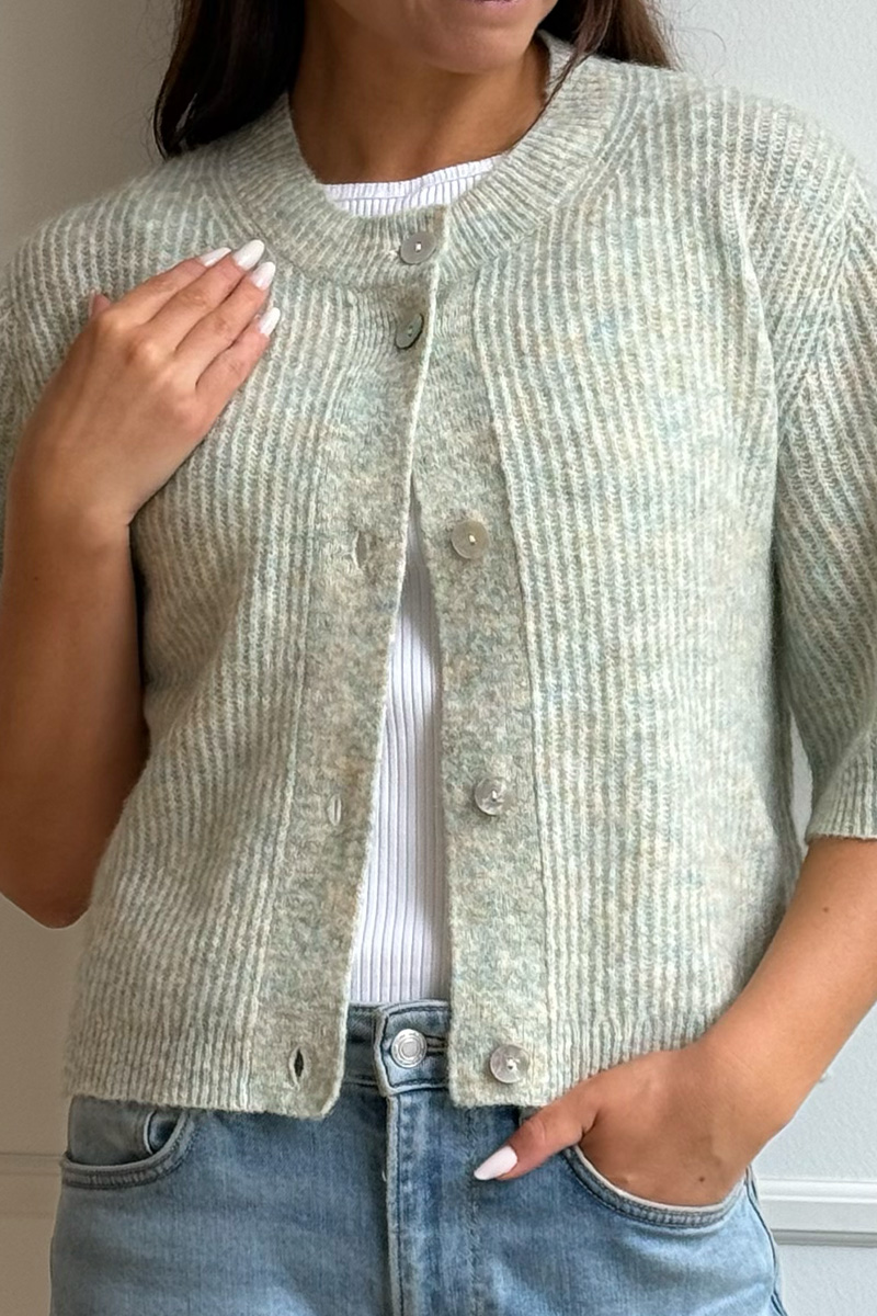Sofie SS Cardigan Mint - Bilde 3
