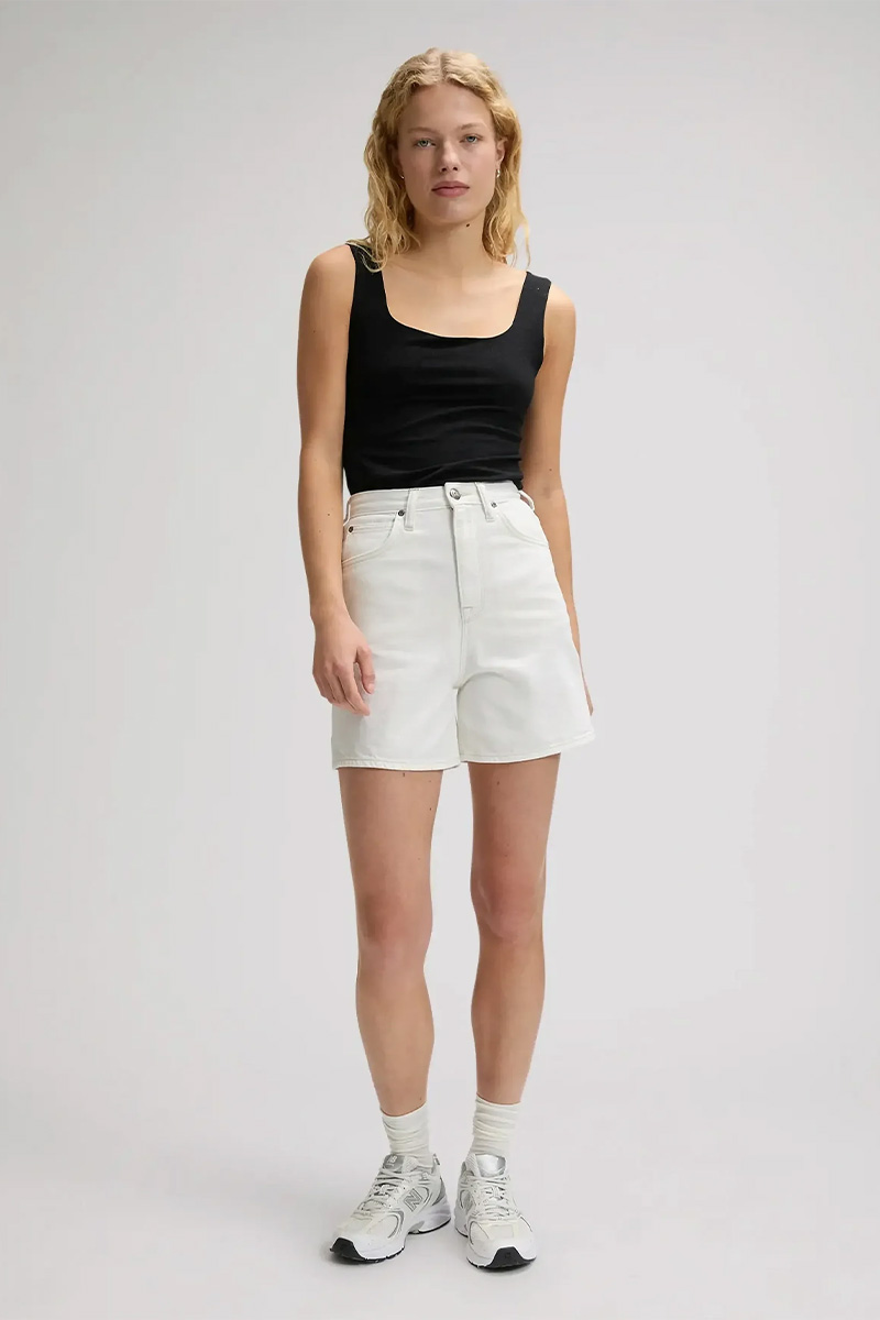 Stella Short Powder White