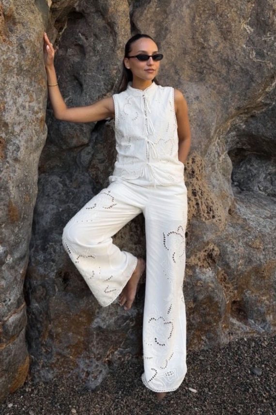 Vilea Trousers Eggnog
