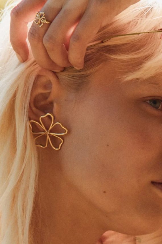 Alba Studs L Gold