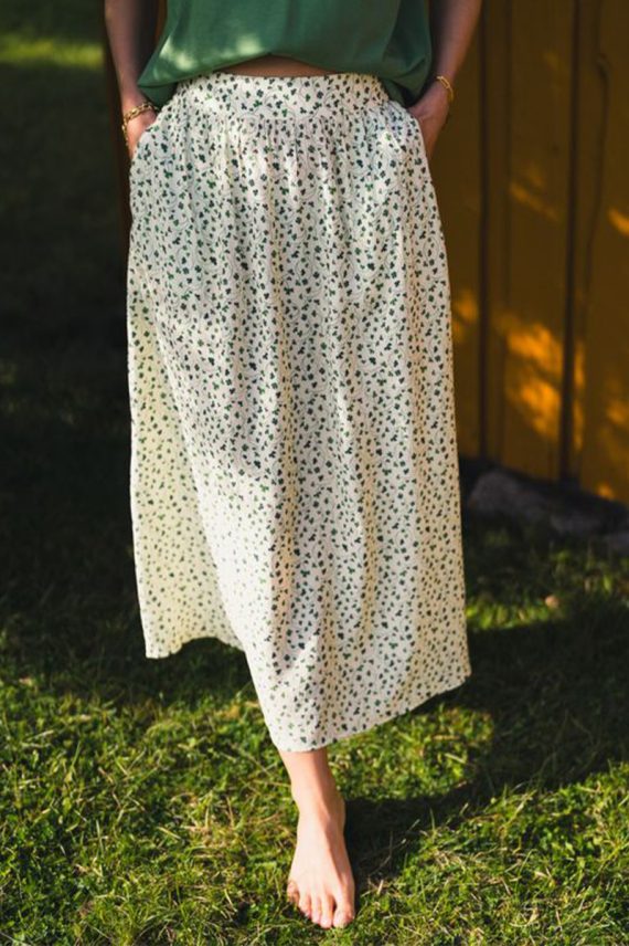 Astrid HW Skirt Eng Ivy Flower